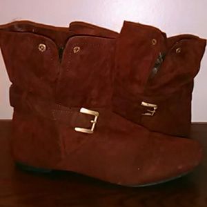 Warm fur boots