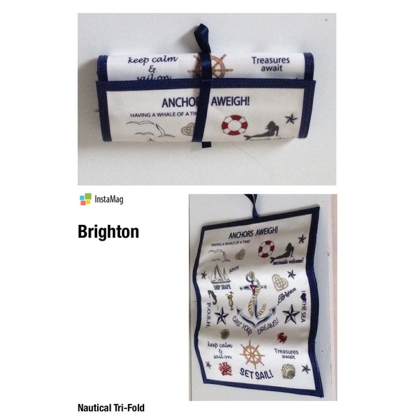 Brighton Handbags - Auth Brighton Tri Fold Wallet / Acc Holder