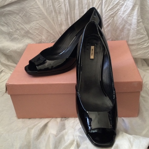 Miu Miu Peep Toe Heels