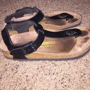 Birkenstock black gladiators