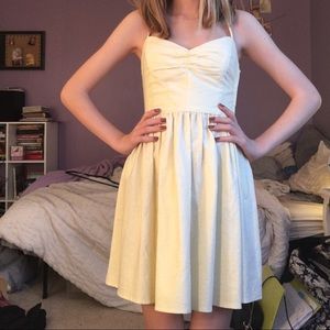 Yellow American Apparel Sundress