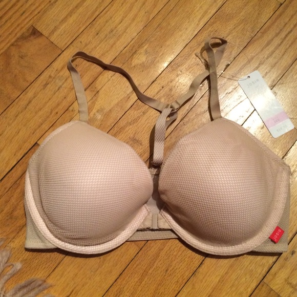 Josie champagne color t-back front close bra BNWT - Picture 1 of 4