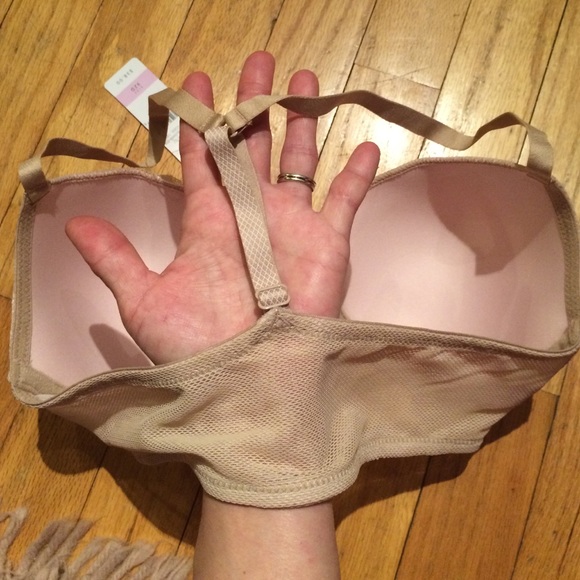 Josie champagne color t-back front close bra BNWT - Picture 2 of 4