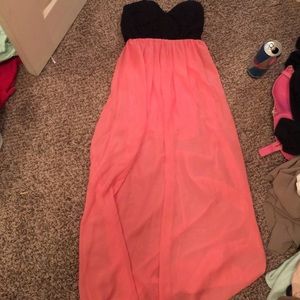 Maxi open back dress