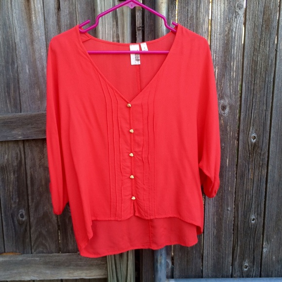 Anthropologie Coral Blouse - Picture 2 of 3