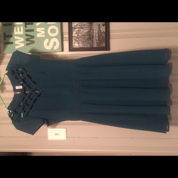 Dark Teal Cocktail Dress