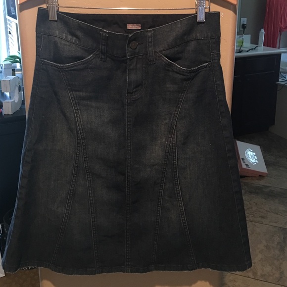 Halogen A line jeans skirt from Nordstrom