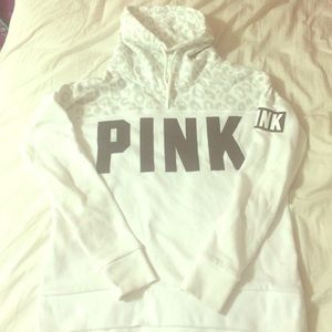 Victoria secret pink funnel neck hoodie