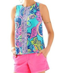 NWT Iona Shell Top Silk Size Small