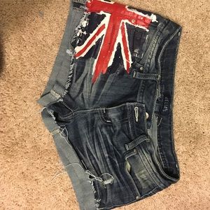 British flag shorts