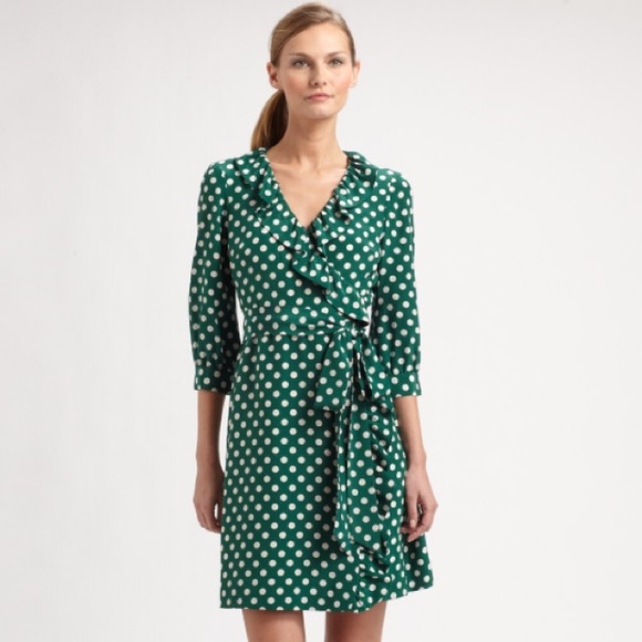 Kate Spade Daniella silk wrap dress