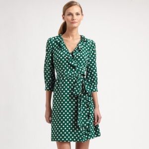 Kate Spade Daniella silk wrap dress