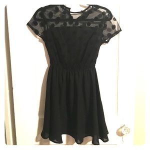 Little black polka dots dress