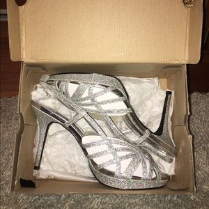 Sparkly prom/homecoming heels
