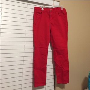 Ann Taylor LOFT Skinny Red Pants