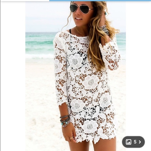 🦋Sexy and trendy🦋lace bikini cover up🐞 - Picture 3 of 4
