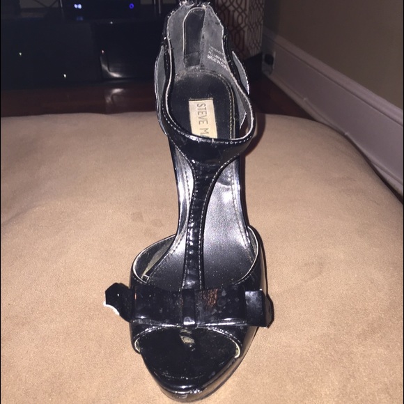 Black Patent Leather Steve Madden Stiletto