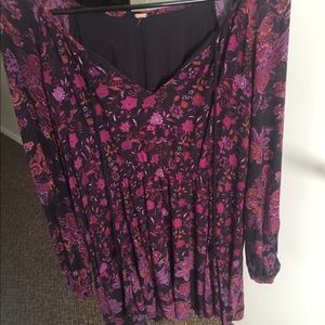 Free People Lucky Loosey Shapeless Dress