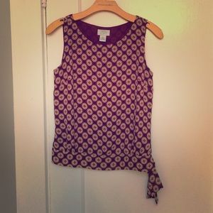 Ann Taylor Loft sleeveless blouse
