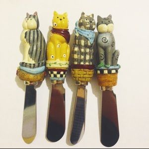Kitty Cat Cheese Spreaders
