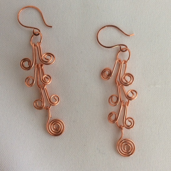 🎉SOLD🎉HOST PICK 💜 Egyptian Swirl Earrings - Picture 3 of 4