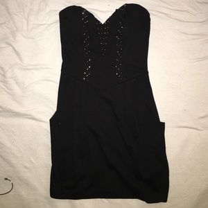 Black cocktail dress