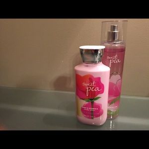 Bath and Body Works Sweet Pea Lotion and Mist