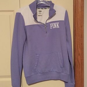 PINK purple quarter zip