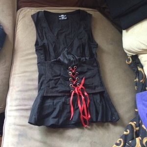 Old school lip service corset