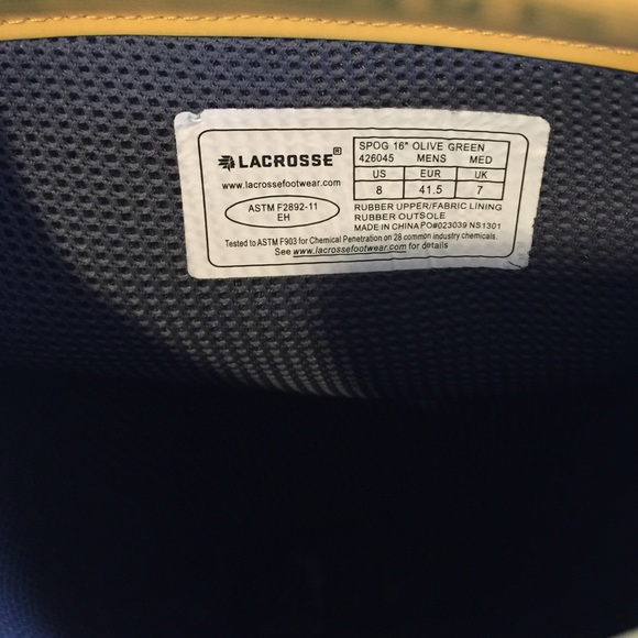 Lacrosse 16" rubber boots - Picture 2 of 3