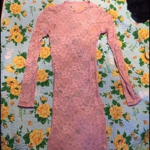Pink lace AA dress