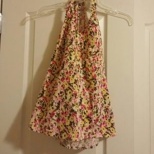 Ann Taylor floral halter