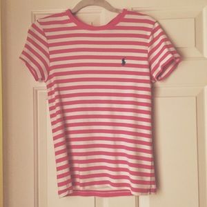 Pink and white Ralph Lauren Shirt!!😍😍
