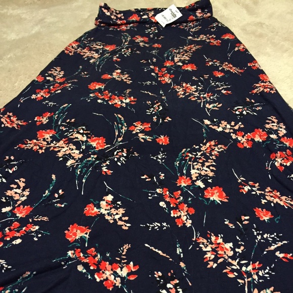 NWT print maxi skirt