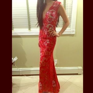 JOVANI PLATINUM Prom Dress JP24836 RED