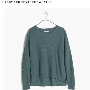 Madewell sweater(blue-green)<3
