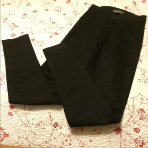 American Apparel black high-waisted jeans