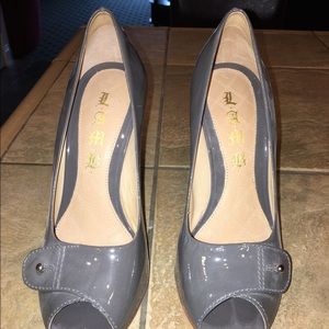 L. A. M. B. Peep toe heels