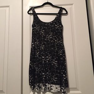 Bailey44 Black and White Print Tank Dress Sz S