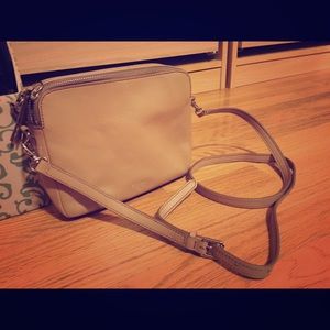 Fossil beige Sydney leather crossbody
