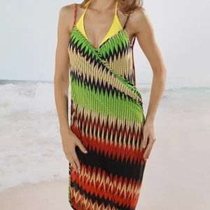 Open back sexy bikini cover up