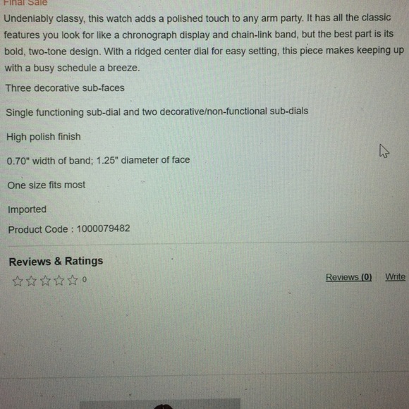 FOREVER 21 BRAND NEW Silver/Rose Gold Watch - Picture 4 of 4