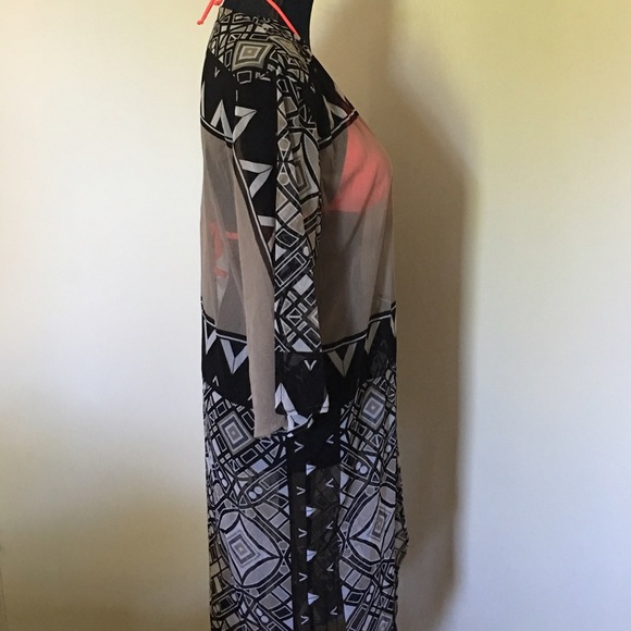 Was $28❗️Tribal Print Chiffon Beach Cover-Up - Picture 4 of 4