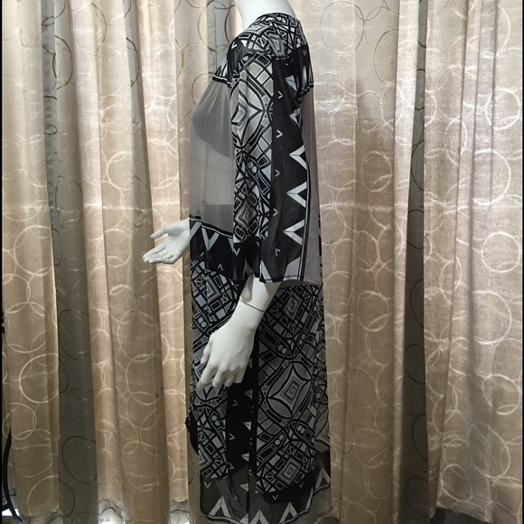 Was $28❗️Tribal Print Chiffon Beach Cover-Up - Picture 2 of 4