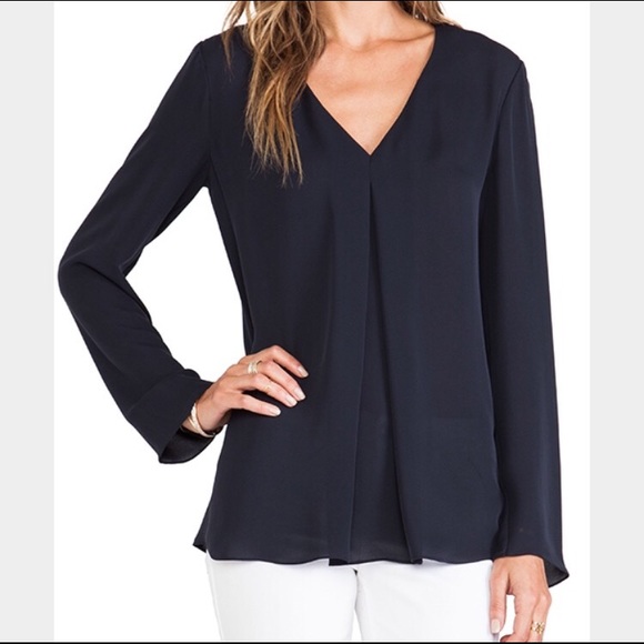 Theory silk blouse