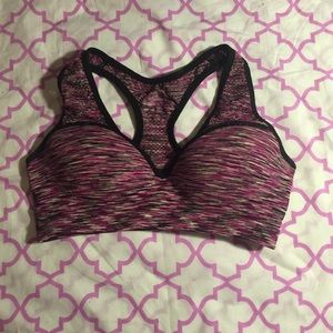 PINK VS SMALL SEAMLESS PUSH UP BRA SPORTS BRA