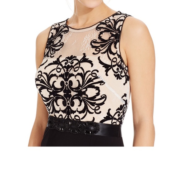 New Betsy & Adam long dress black/nude - Picture 2 of 4