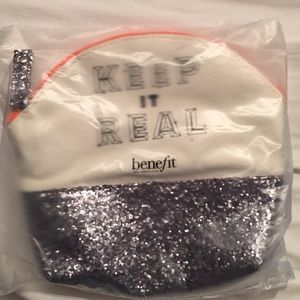 Benefit Cosmetics "keep it real" make up bag