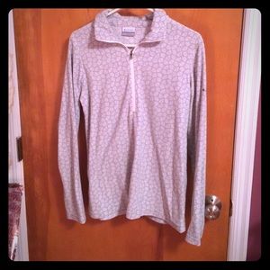 Women's quarter zip light weight Columbia