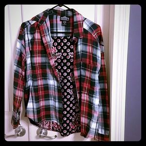 Long sleeve /short sleeve button up shirt